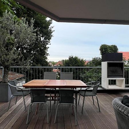 Ludwigshome Luxus - Zentral, Kostenloser Parkplatz, Terrasse Ludwigsburg Dış mekan fotoğraf